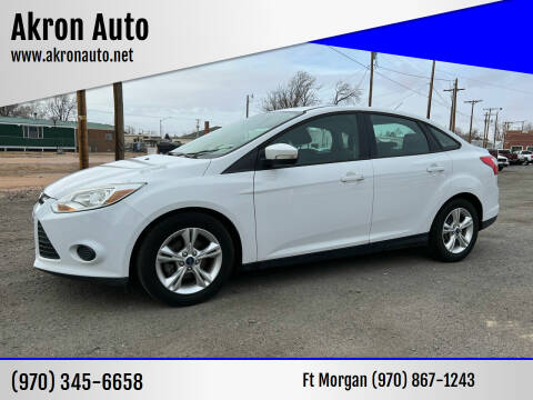 2013 Ford Focus for sale at Akron Auto in Akron CO