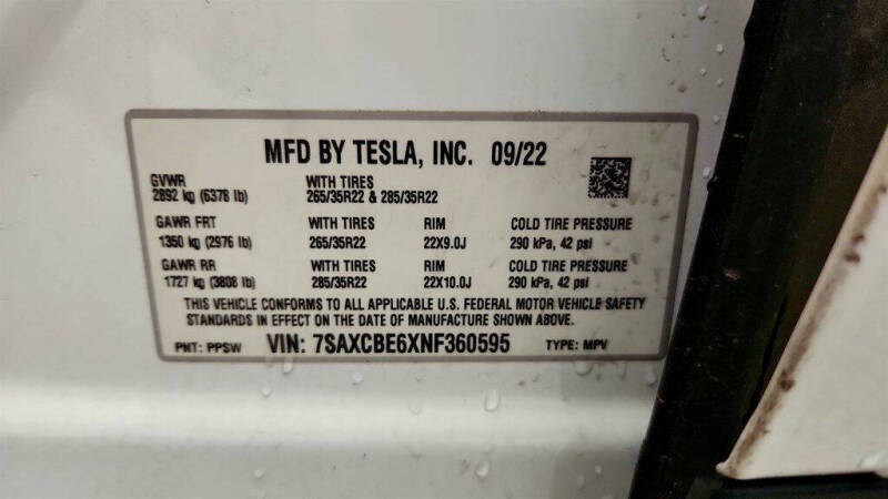 2022 Tesla Model X Plaid
