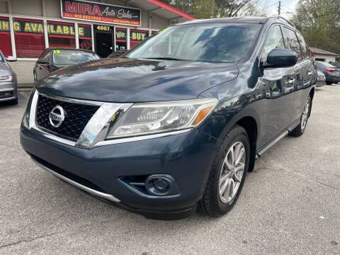 2015 Nissan Pathfinder for sale at Mira Auto Sales in Raleigh NC
