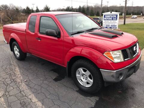 2007 Nissan Frontier for sale at SIMPSON MOTORS in Youngstown OH