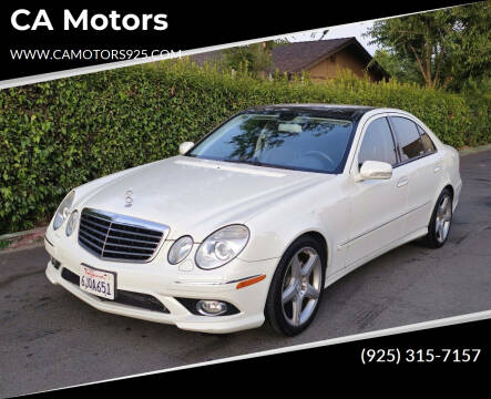 2009 Mercedes-Benz E-Class for sale at CA Motors in Livermore CA