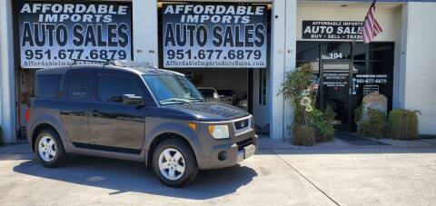 2004 Honda Element for sale at Affordable Imports Auto Sales in Murrieta CA