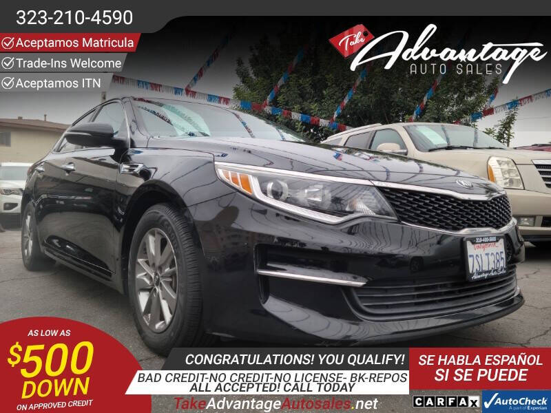 2016 Kia Optima for sale at ADVANTAGE AUTO SALES INC in Bell CA