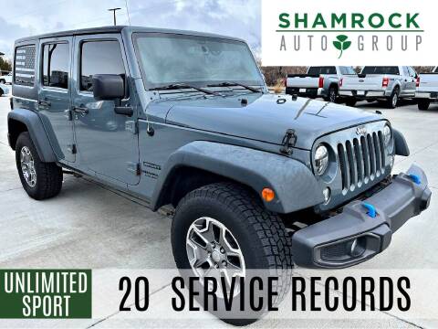 2014 Jeep Wrangler Unlimited for sale at Shamrock Group LLC #1 - SUV / Trucks in Pleasant Grove UT