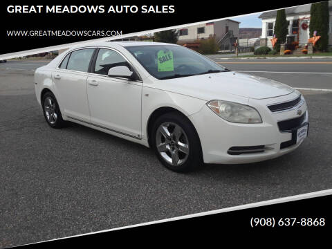 2008 Chevrolet Malibu for sale at GREAT MEADOWS AUTO SALES in Great Meadows NJ