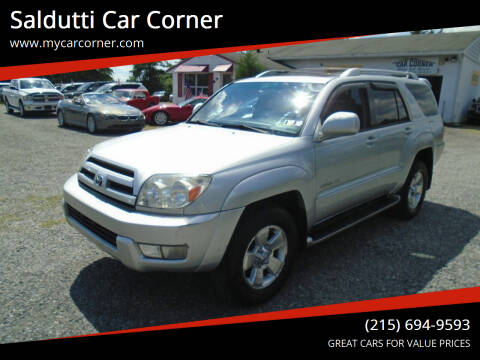 2003 Toyota 4Runner for sale at Saldutti Car Corner in Gilbertsville PA