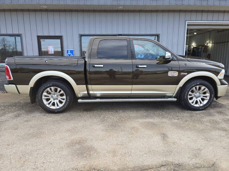 Used 2013 RAM Ram 1500 Pickup Laramie Longhorn with VIN 1C6RR7PT1DS607757 for sale in La Crescent, MN