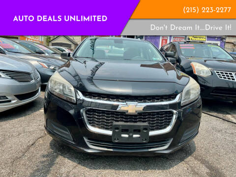 2014 Chevrolet Malibu for sale at AUTO DEALS UNLIMITED in Philadelphia PA
