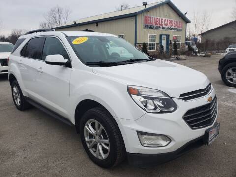 2017 Chevrolet Equinox for sale at Reliable Cars Sales in Michigan City IN