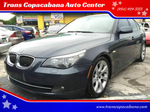 2008 BMW 5 Series for sale at Trans Copacabana Auto Center in Hollywood FL