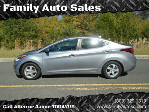 2014 Hyundai Elantra for sale at Family Auto Sales in Rock Hill SC