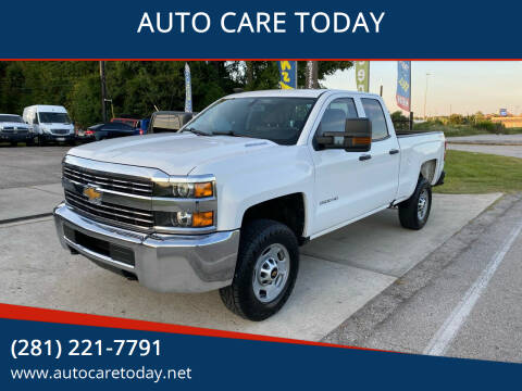 2016 Chevrolet Silverado 2500HD for sale at AUTO CARE TODAY in Spring TX