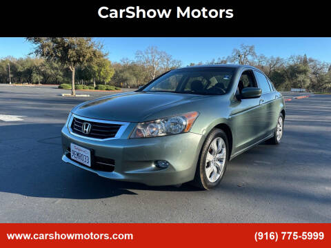 2008 Honda Accord for sale at CarShow Motors in Sacramento CA