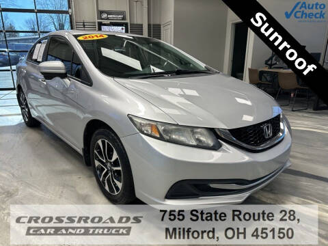 2014 Honda Civic for sale at Crossroads Car & Truck in Milford OH