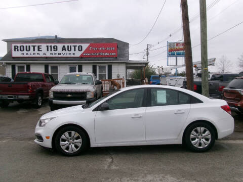 2015 Chevrolet Cruze for sale at ROUTE 119 AUTO SALES & SVC in Homer City PA