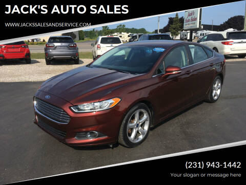 2016 Ford Fusion for sale at JACK'S AUTO SALES in Traverse City MI