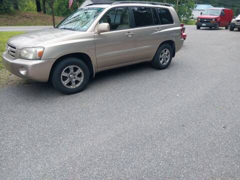 2006 Toyota Highlander for sale at Greg's Auto Village in Windham NH