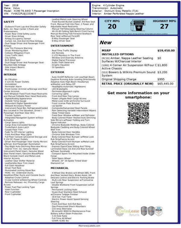 2018 Volvo XC90 T6 Inscription