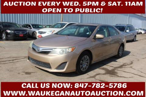 2012 Toyota Camry for sale at Waukegan Auto Auction in Waukegan IL