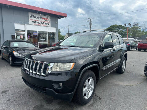 2012 Jeep Grand Cherokee for sale at AutoPro Virginia LLC in Virginia Beach VA