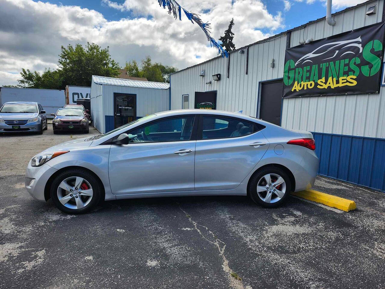 2012 Hyundai ELANTRA for sale at GREATNESS AUTO SALES in Green Bay, WI