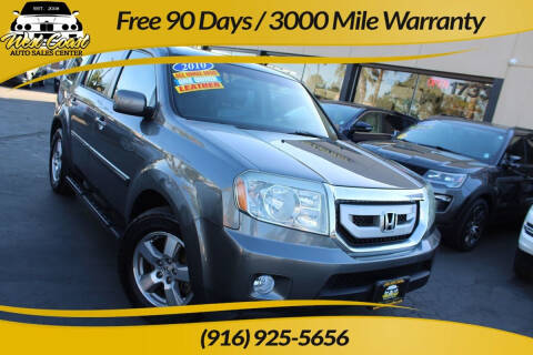 2010 Honda Pilot for sale at West Coast Auto Sales Center in Sacramento CA