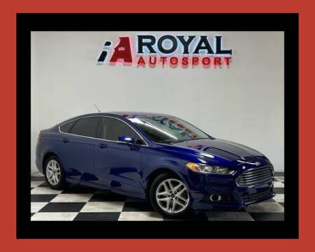 2015 Ford Fusion for sale at Royal AutoSport in Elk Grove CA