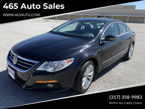 2010 Volkswagen CC for sale at 465 Auto Sales in Indianapolis IN