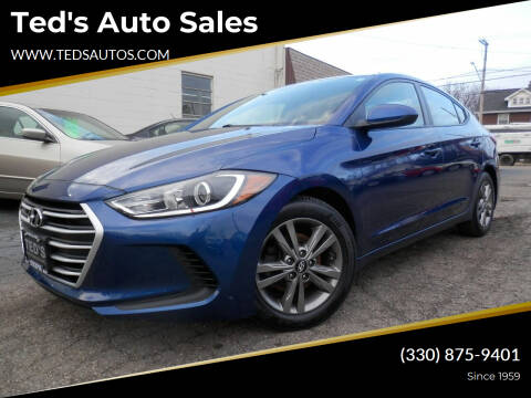 2017 Hyundai Elantra for sale at Ted's Auto Sales in Louisville OH