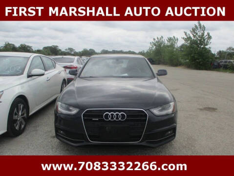 2014 Audi A4 for sale at First Marshall Auto Auction in Harvey IL