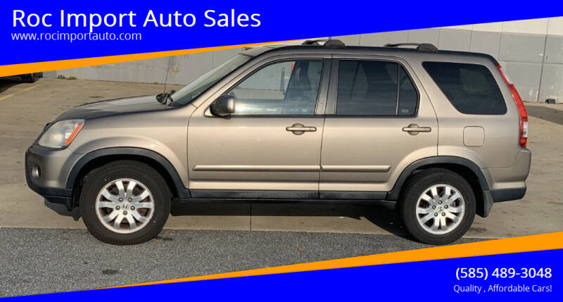 2006 Honda CR-V for sale at Roc Import Auto Sales in Rochester NY