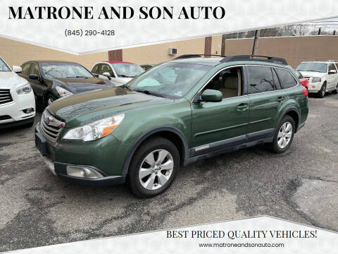2012 Subaru Outback for sale at Matrone and Son Auto in Tallman NY