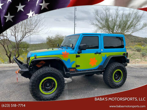 2012 Jeep Wrangler for sale at Baba's Motorsports, LLC in Phoenix AZ