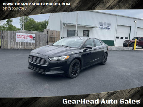 2014 Ford Fusion for sale at GearHead Auto Sales in Webb City MO