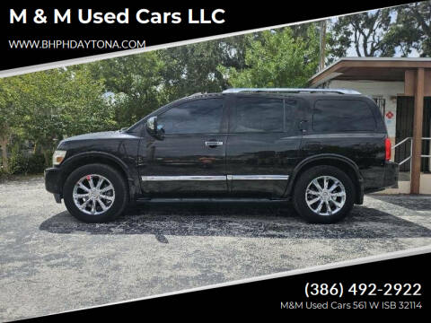 2010 Infiniti QX56 for sale at M & M Used Cars LLC in Daytona Beach FL