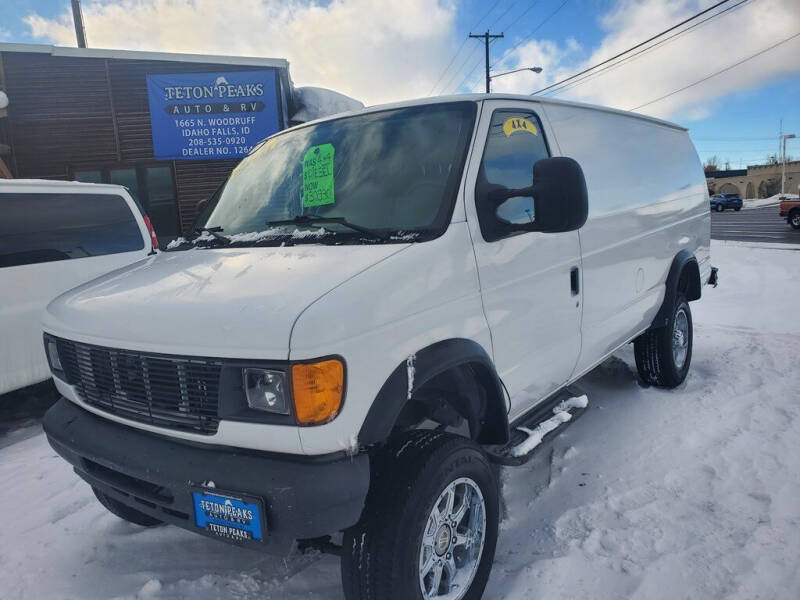 2005 Ford E-Series for sale at TETON PEAKS AUTO & RV in Idaho Falls ID