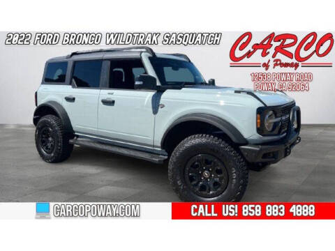 2022 Ford Bronco for sale at CARCO OF POWAY in Poway CA