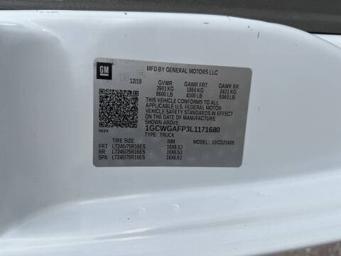 2020 Chevrolet Express 2500