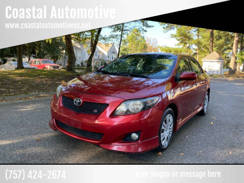 2009 Toyota Corolla for sale at Coastal Automotive in Virginia Beach VA