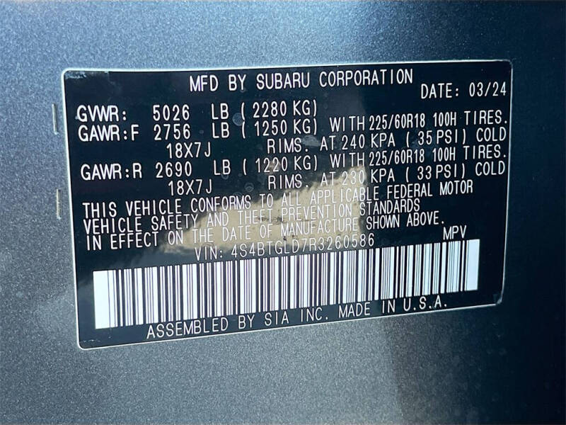 2024 Subaru Outback Onyx Edition XT