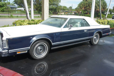 1979 Lincoln Mark V for sale at Dream Machines USA in Lantana FL