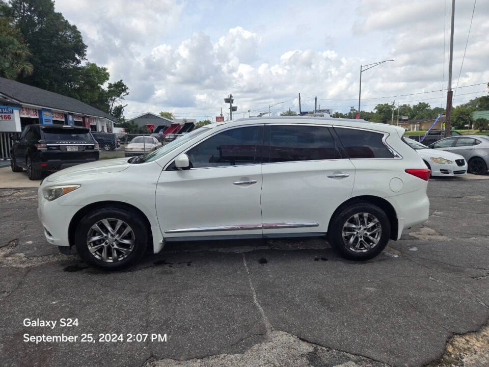 2013 INFINITI JX35 for sale at PC Auto Sales LLC in Jacksonville, FL