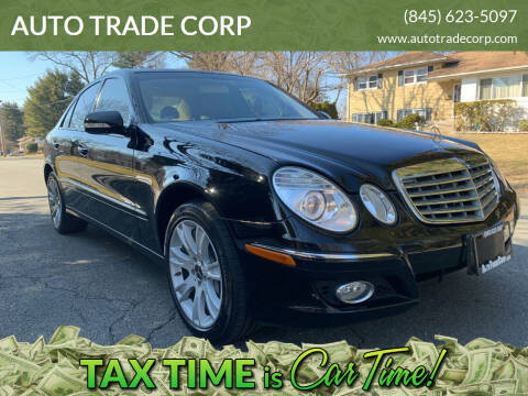 2009 Mercedes-Benz E-Class for sale at AUTO TRADE CORP in Nanuet NY