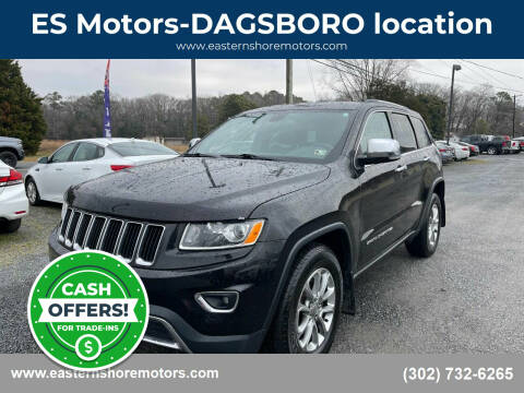 2015 Jeep Grand Cherokee for sale at ES Motors-DAGSBORO location in Dagsboro DE