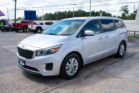 2015 Kia Sedona for sale at Bay Motors in Tomball TX