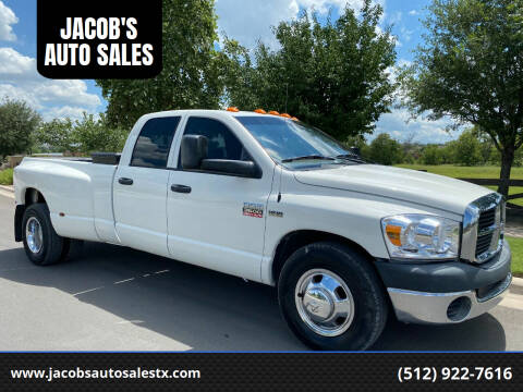 2008 Dodge Ram 3500 for sale at JACOB'S AUTO SALES in Kyle TX