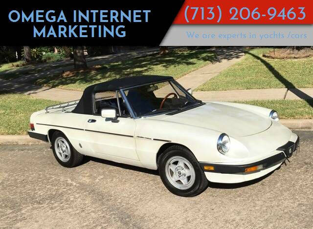 1984 Alfa Romeo Spider for sale at Omega Internet Marketing in League City TX