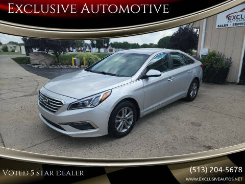 2015 Hyundai Sonata for sale at Exclusive Automotive in West Chester OH