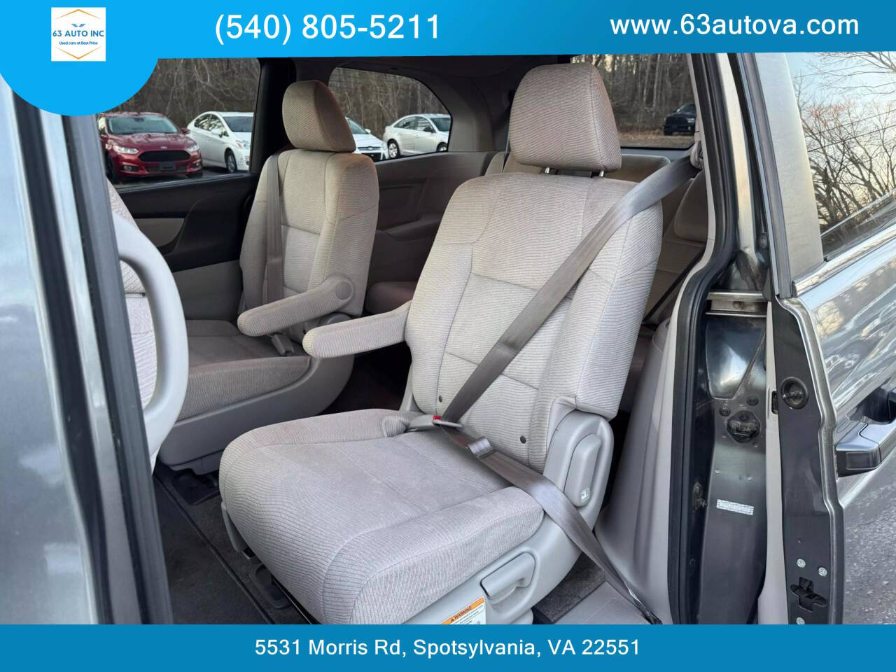 2012 Honda Odyssey for sale at 63 Auto Inc in Spotsylvania, VA