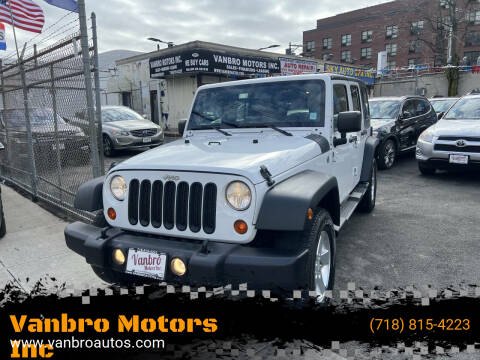 2012 Jeep Wrangler Unlimited for sale at Vanbro Motors Inc in Staten Island NY